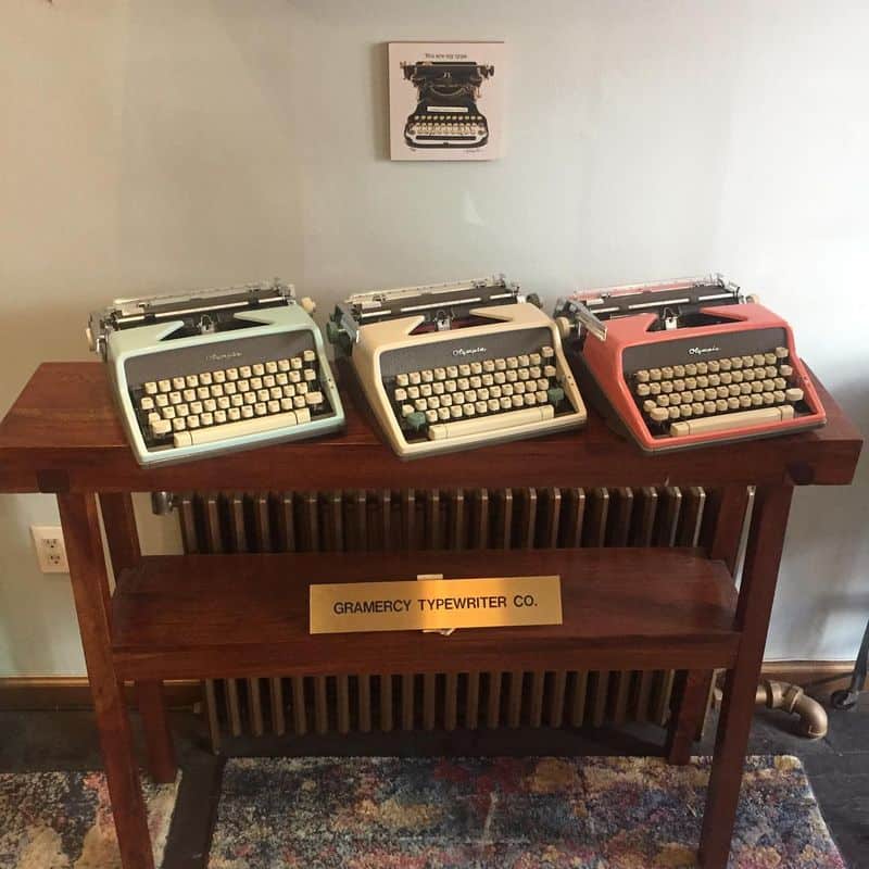 Manual Typewriters in Typing Class