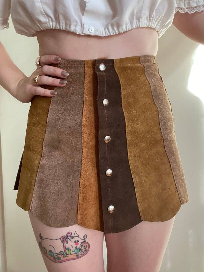 Suede Skirts