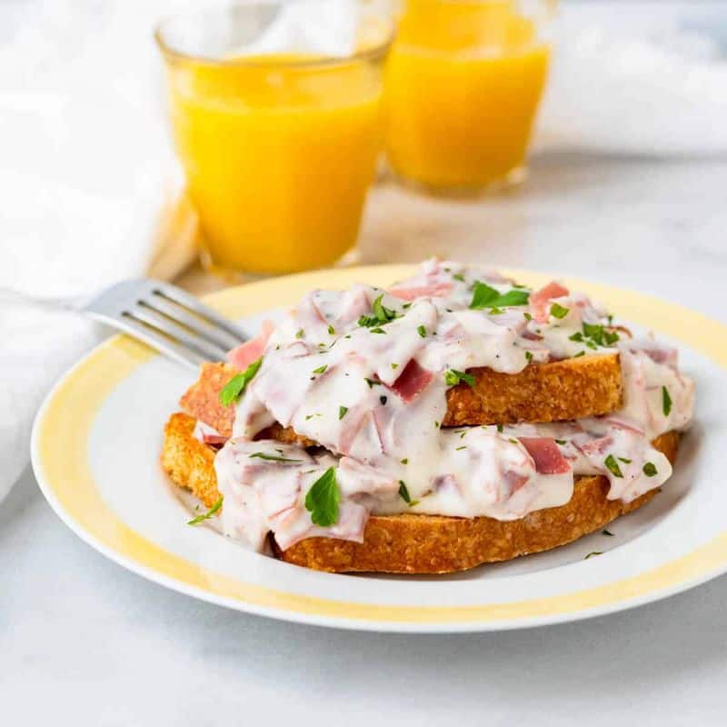 Chipped Beef on Toast